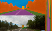 Семантическая сегментация изображения с камеры автомобиля для построения ADAS систем