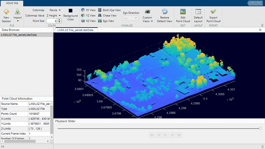 Lidar Toolbox - Проектирование, анализ и тестирование систем с лазерным ...