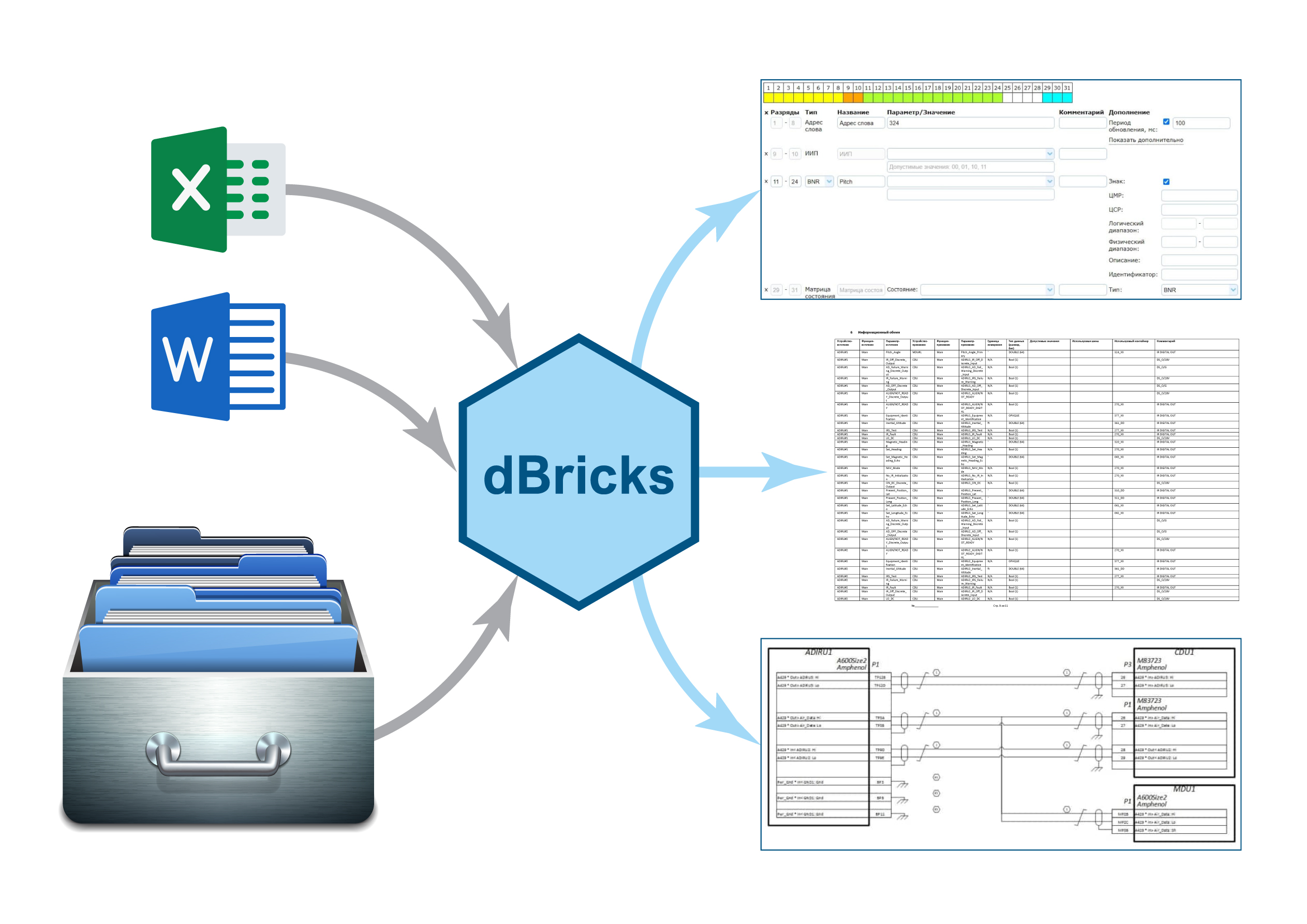 Перенос документации заказчика в электронный формат в среду dBricks
